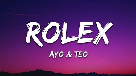 rolex rolly rolly lyrics|rolex song lyrics teo.